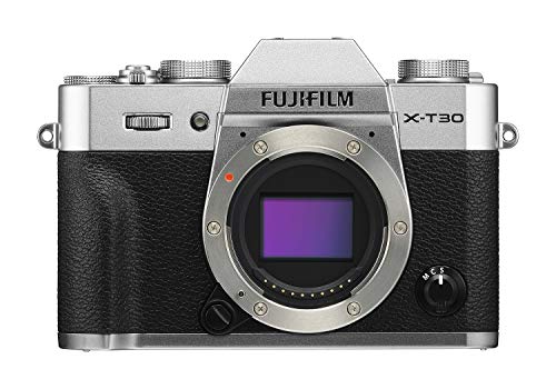 Cámara digital sin espejo Fujifilm X-T30, plateada (solo cuerpo)