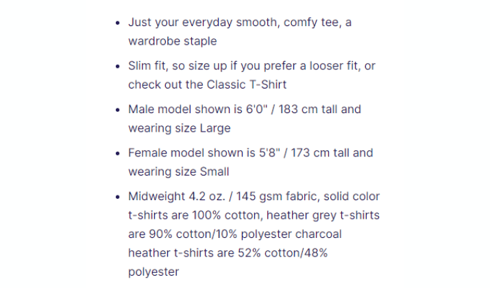 10 Mejores Ejemplos de descripción de productos de camisetas [ano_actual] 1701503956 220 10 Best T Shirt Product Description Examples 2023